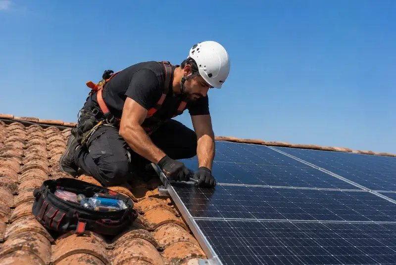 Maintenance et monitoring de panneaux solaires à Noyal-Pontivy